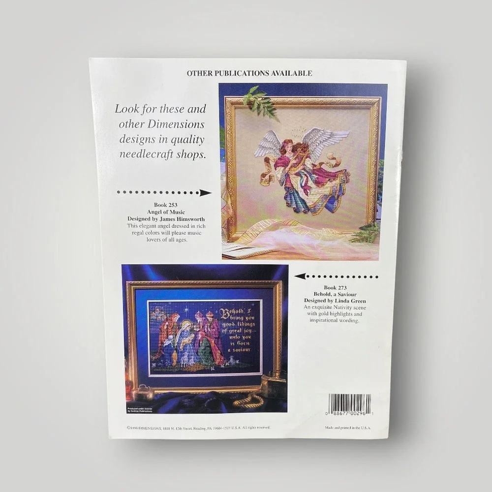 Dimensions Prince of Peace Cross Stitch Pattern 296 1998 James Himsworth